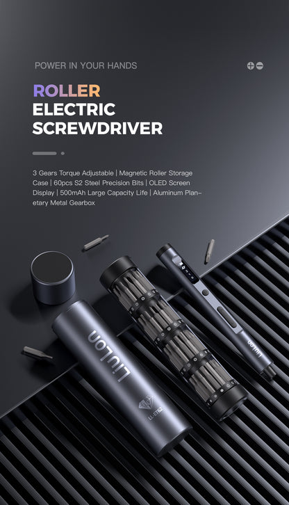 Liulon LL-ET62 62 In 1  Screwdriver Set With 3 Adjustable Gears