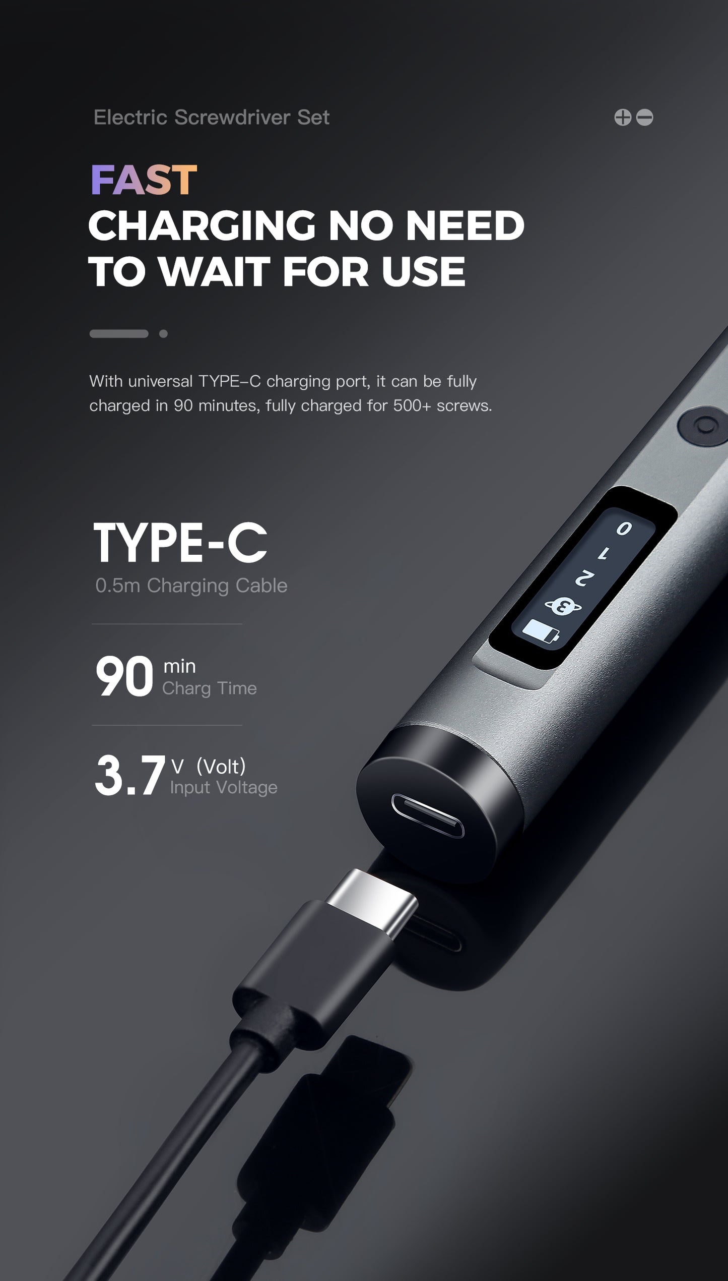 Liulon LL-ET62 62 In 1  Screwdriver Set With 3 Adjustable Gears